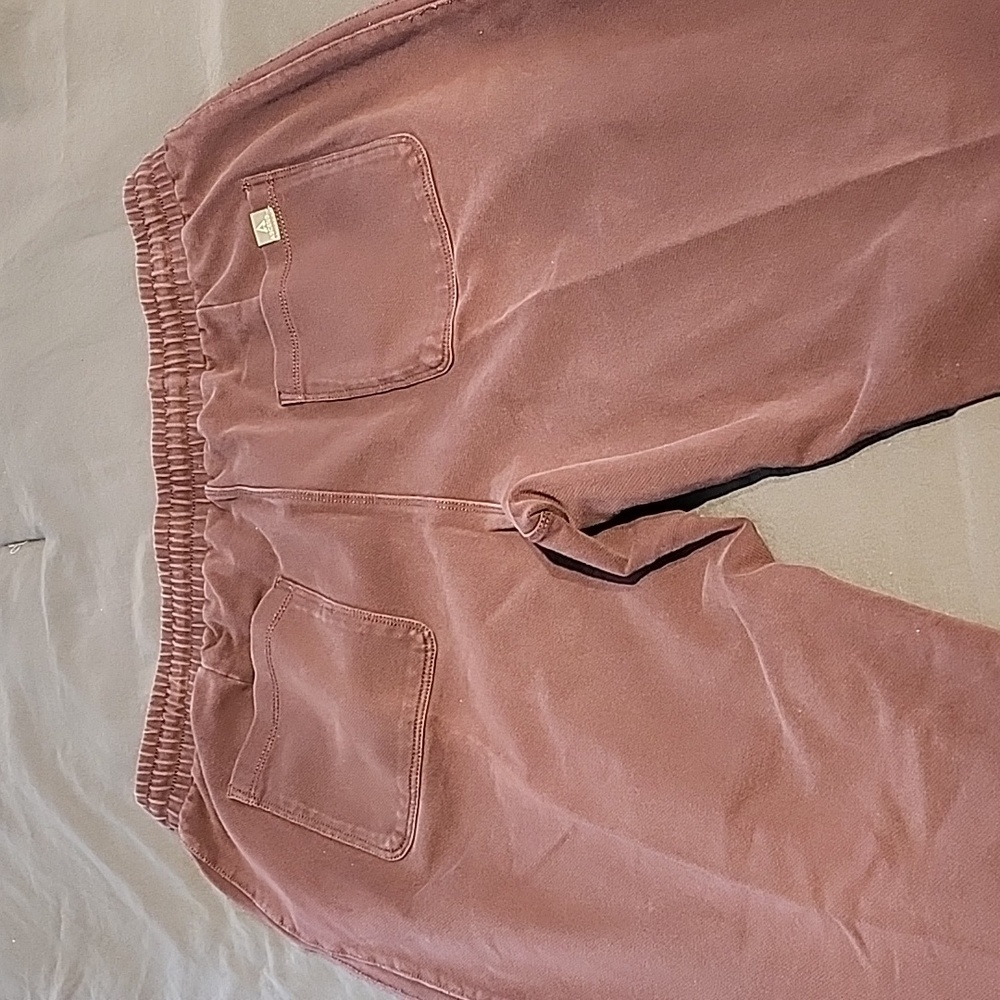 Ascend Burgandy Ribbed Pants - Picture 9 of 11